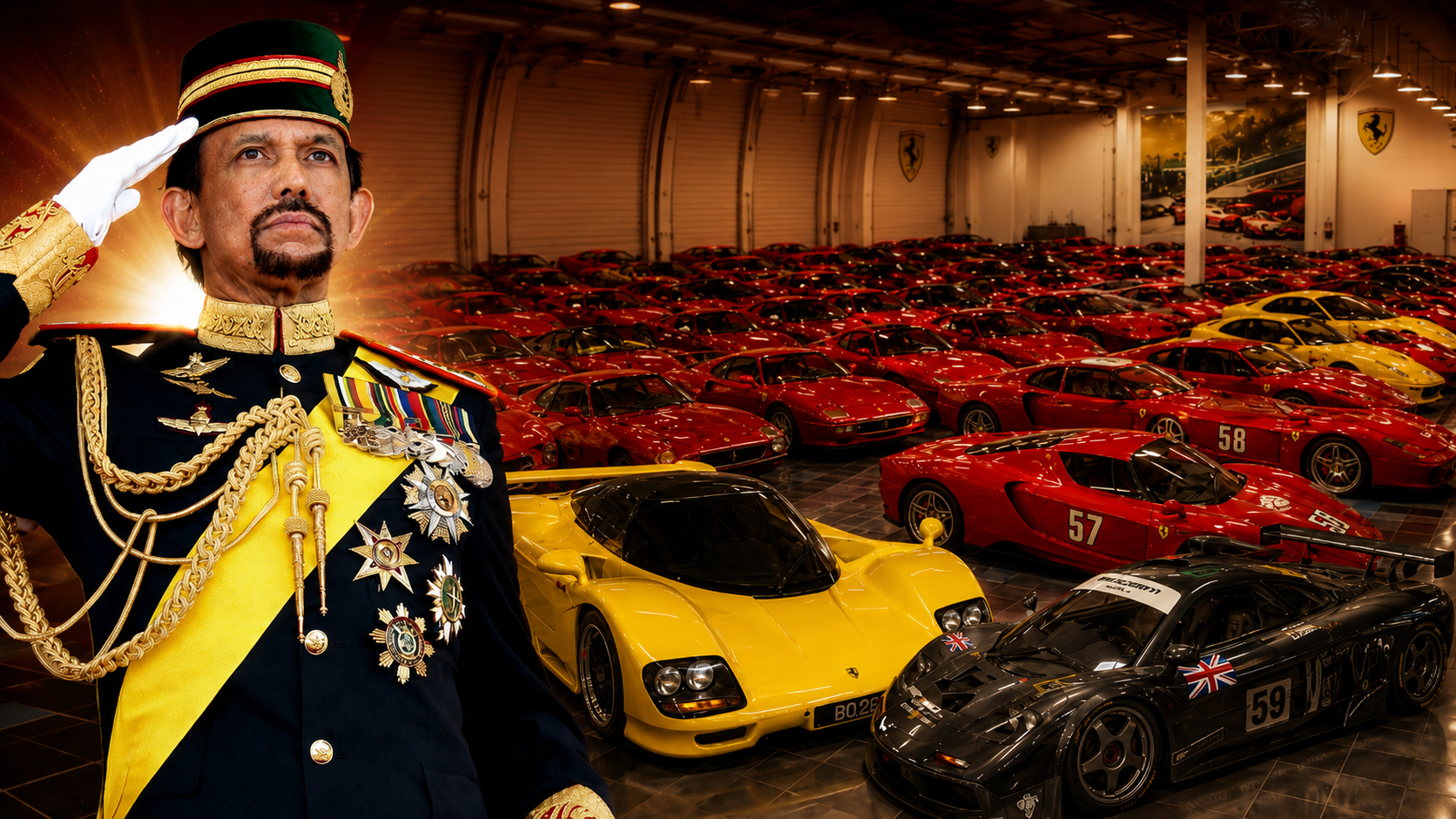 誰も台数を把握できない男 ― ブルネイ国王、ハサナル・ボルキアの異常すぎる車コレクション